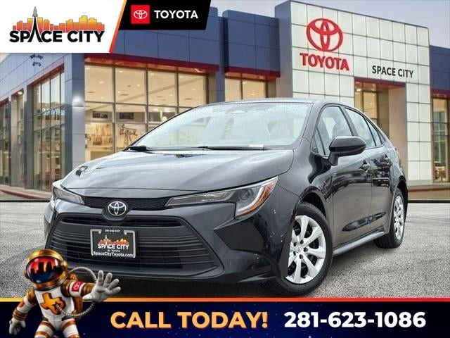 Midnight Black 2024 Toyota Corolla Sedan Front-Wheel Drive Continuously Variable Transmission