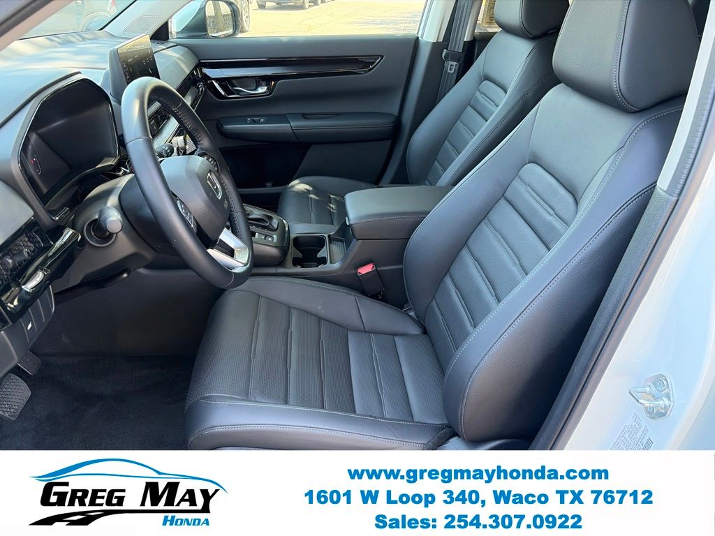 2026 Honda CR-V EX-L White at Greg May Honda