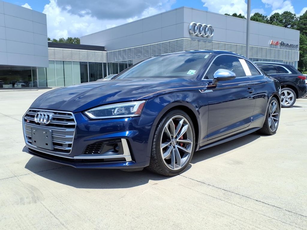 Navarra Blue Metallic 2018 Audi S5 Coupe All-Wheel Drive 8-Speed Automatic