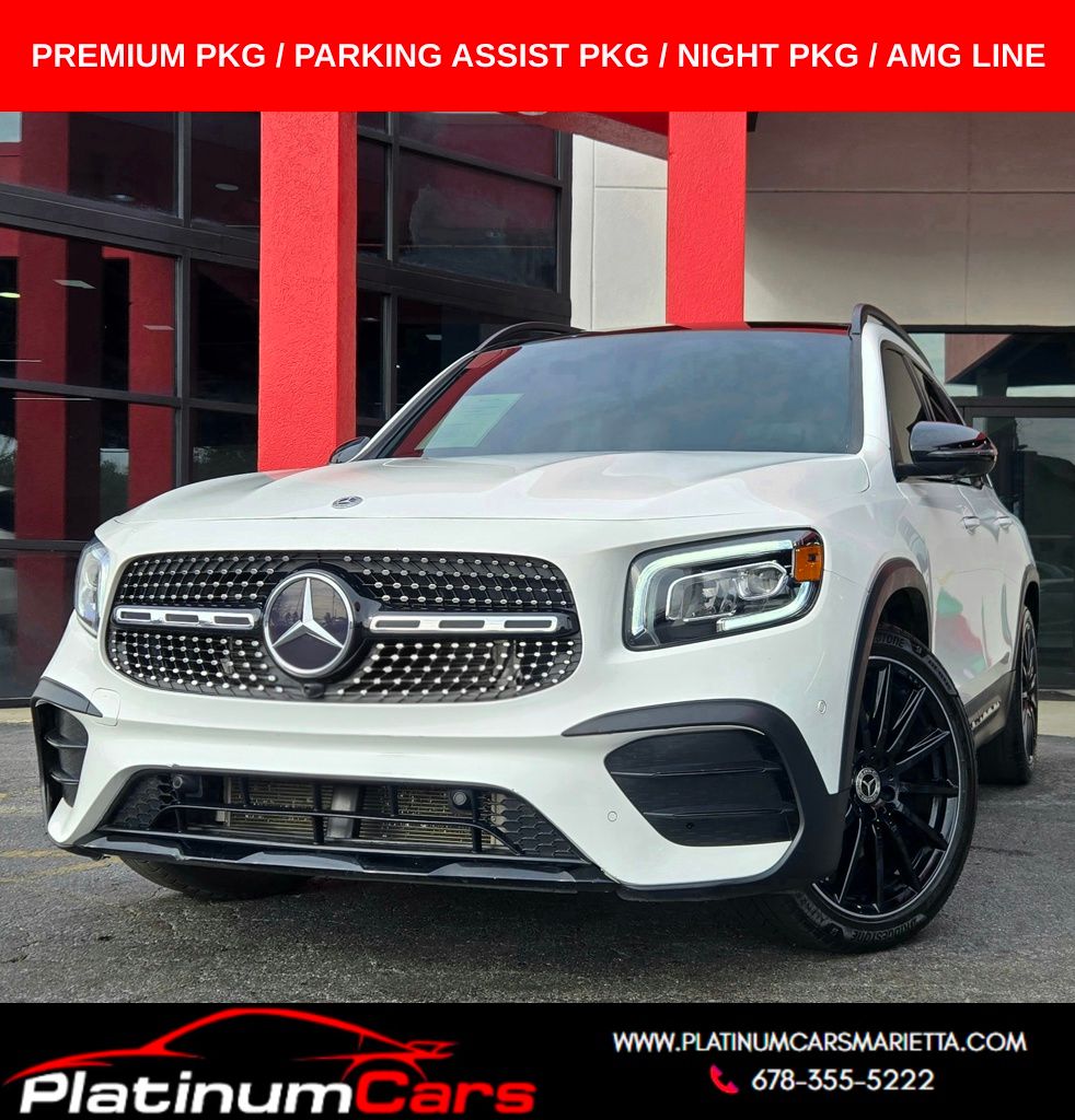 Polar White 2023 Mercedes-Benz GLB SUV / Crossover Front-Wheel Drive 8-Speed Dual Clutch