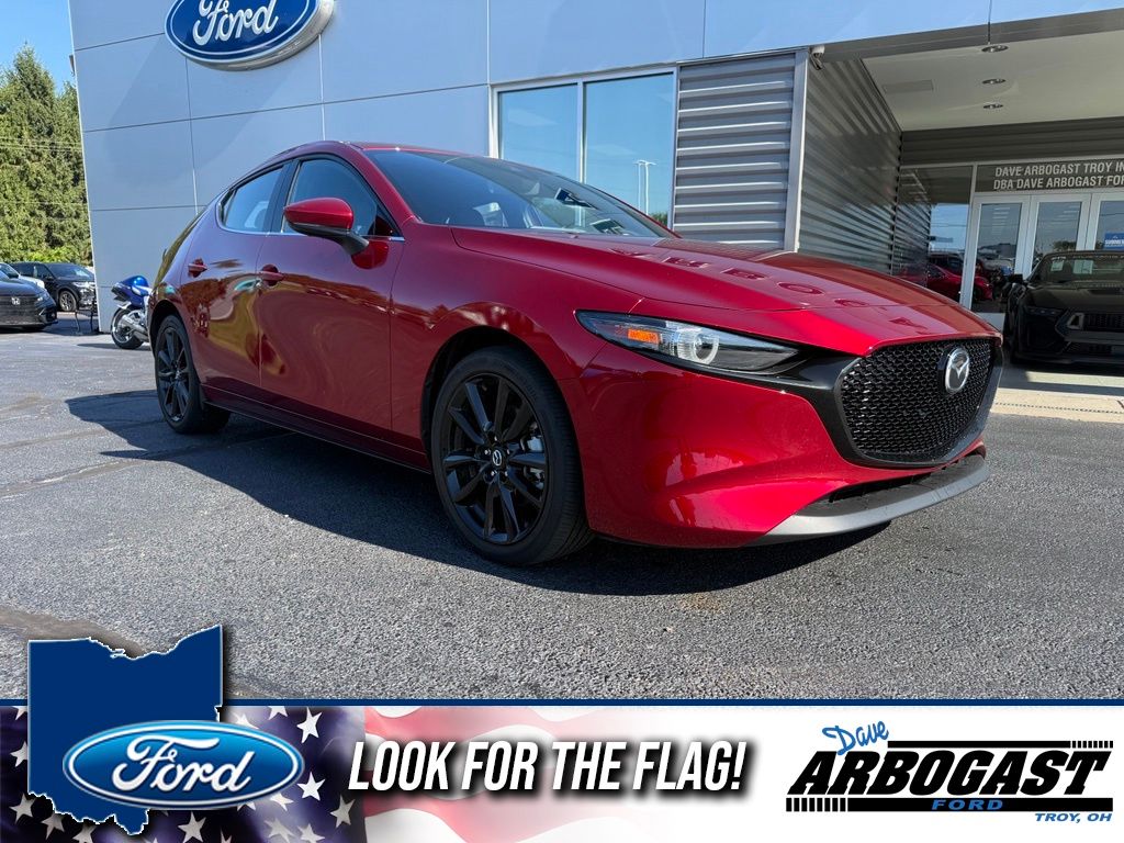 Soul Red Crystal Metallic 2023 Mazda MAZDA3 Hatchback All-Wheel Drive 6-Speed Automatic