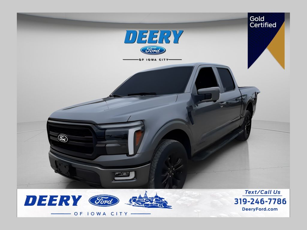Carbonized Gray Metallic 2024 Ford F-150 Pickup Truck Four-Wheel Drive Automatic