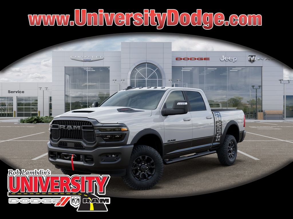 Bright White Clearcoat 2026 RAM 2500 Power Wagon Crew Cab 4WD Pickup Truck Four-Wheel Drive 8-Speed Automatic