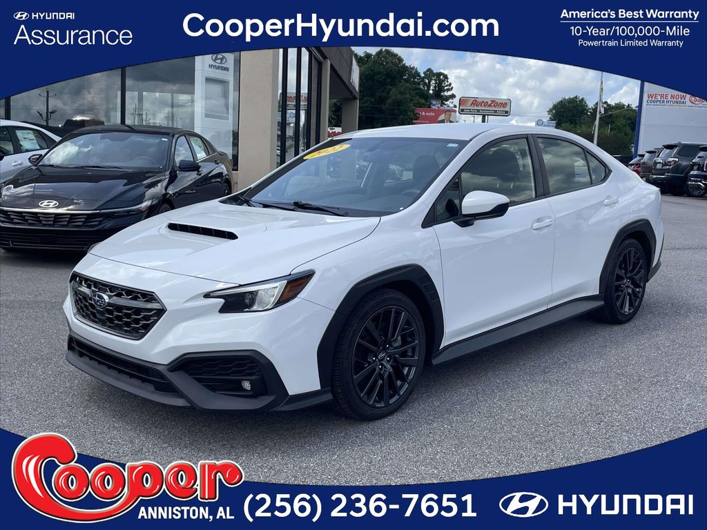 Ceramic White 2022 Subaru WRX Sedan All-Wheel Drive 6-Speed Manual
