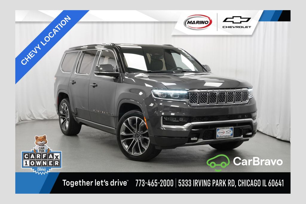 Baltic Gray Metallic Clearcoat 2022 Jeep Grand Wagoneer SUV / Crossover Four-Wheel Drive 8-Speed Automatic