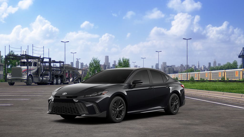 Midnight Black Metallic 2026 Toyota Camry Sedan Front-Wheel Drive Continuously Variable Transmission