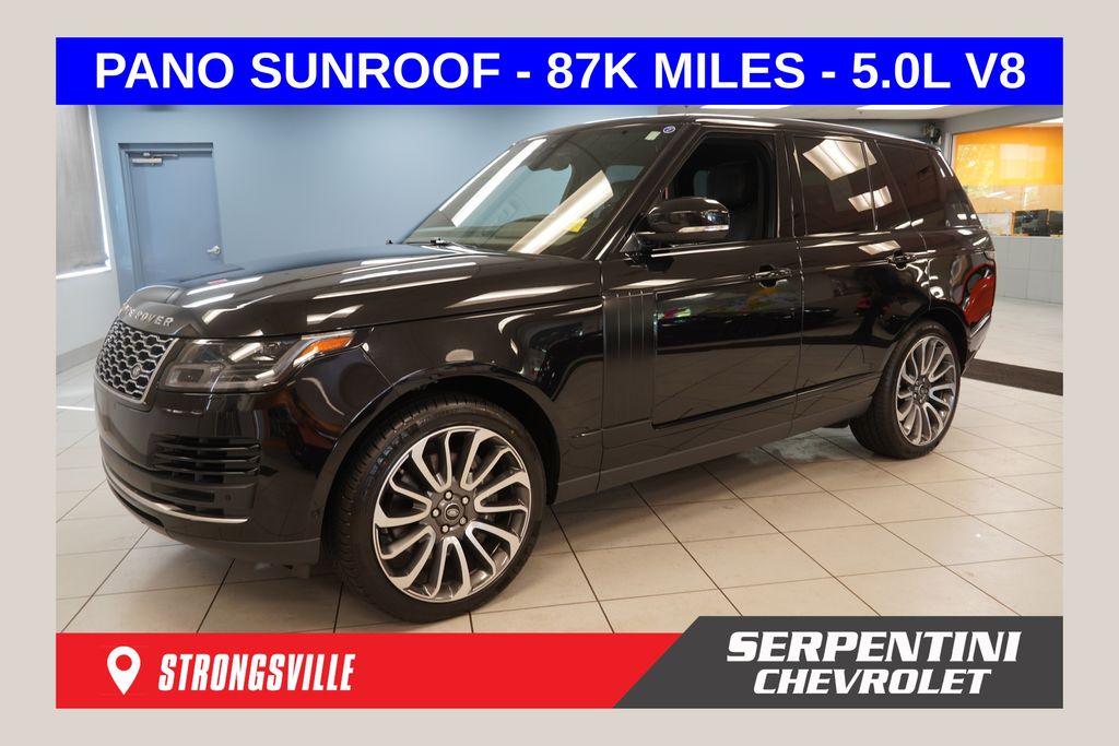 Black 2019 Land Rover Range Rover SUV / Crossover All-Wheel Drive 8-Speed Automatic