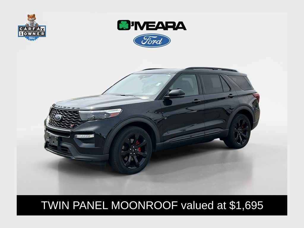 Agate Black Metallic 2020 Ford Explorer ST AWD SUV / Crossover All-Wheel Drive Automatic