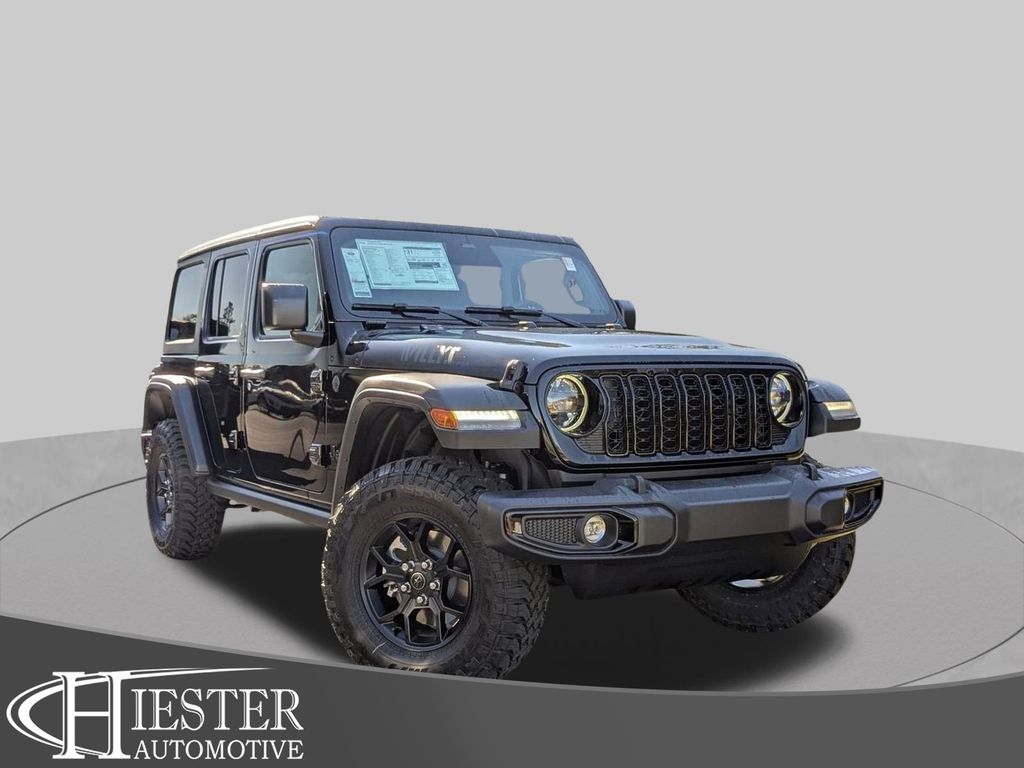 Black Clearcoat 2026 Jeep Wrangler SUV / Crossover Four-Wheel Drive 8-Speed Automatic