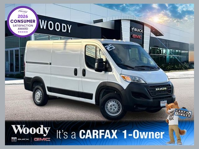 Bright White Clearcoat 2025 RAM ProMaster Van 9-Speed Automatic