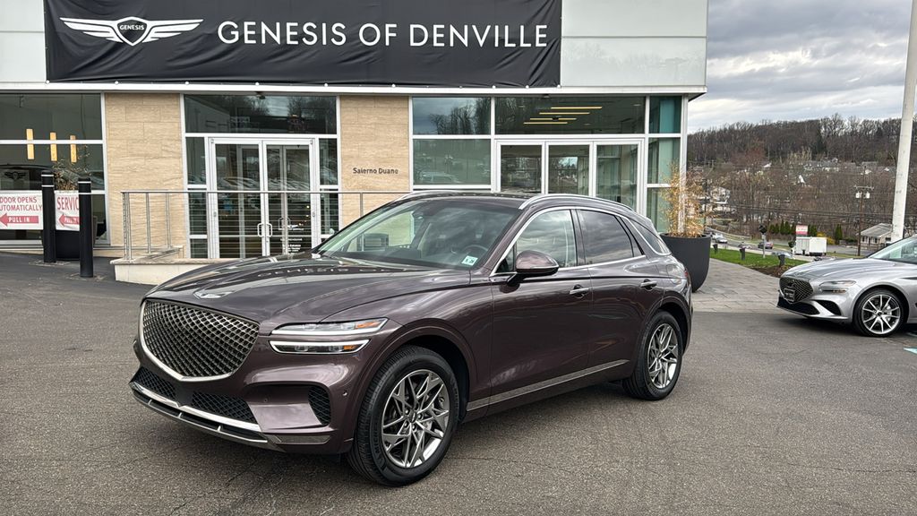 Red (Barossa Burgundy) 2023 Genesis GV70 2.5T AWD SUV / Crossover All-Wheel Drive 8-Speed Automatic