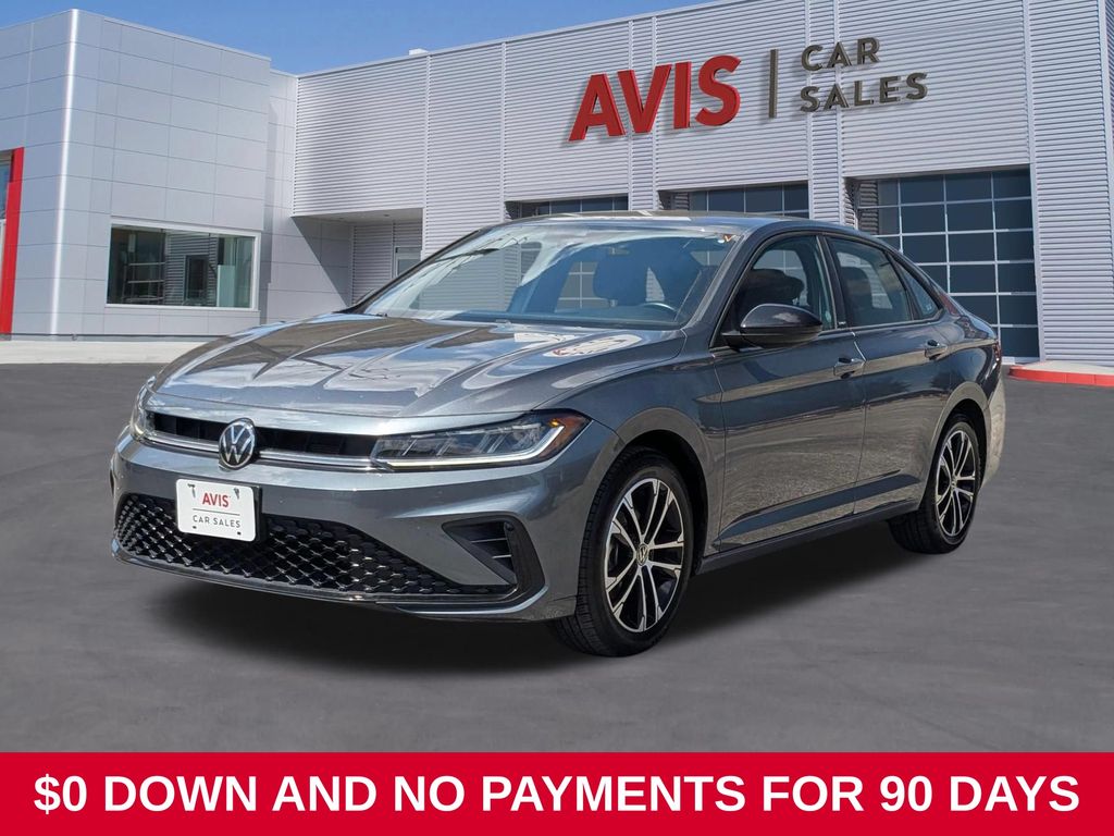 Gray 2025 Volkswagen Jetta Sedan Front-Wheel Drive 8-Speed Automatic