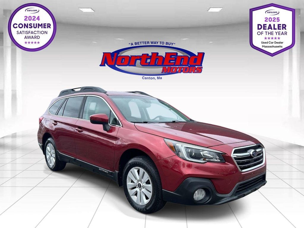 Crimson Red Pearl 2019 Subaru Outback 2.5i Premium AWD Wagon All-Wheel Drive Continuously Variable Transmission