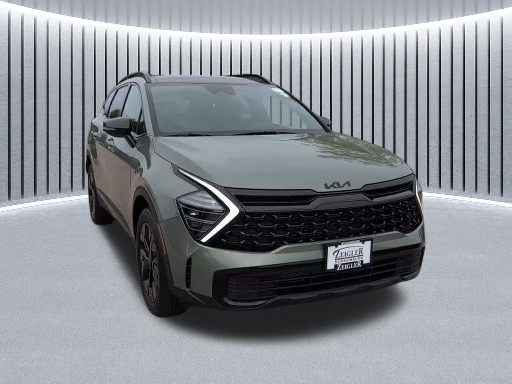 Jungle Green 2025 Kia Sportage X-Line AWD SUV / Crossover All-Wheel Drive 8-Speed Automatic