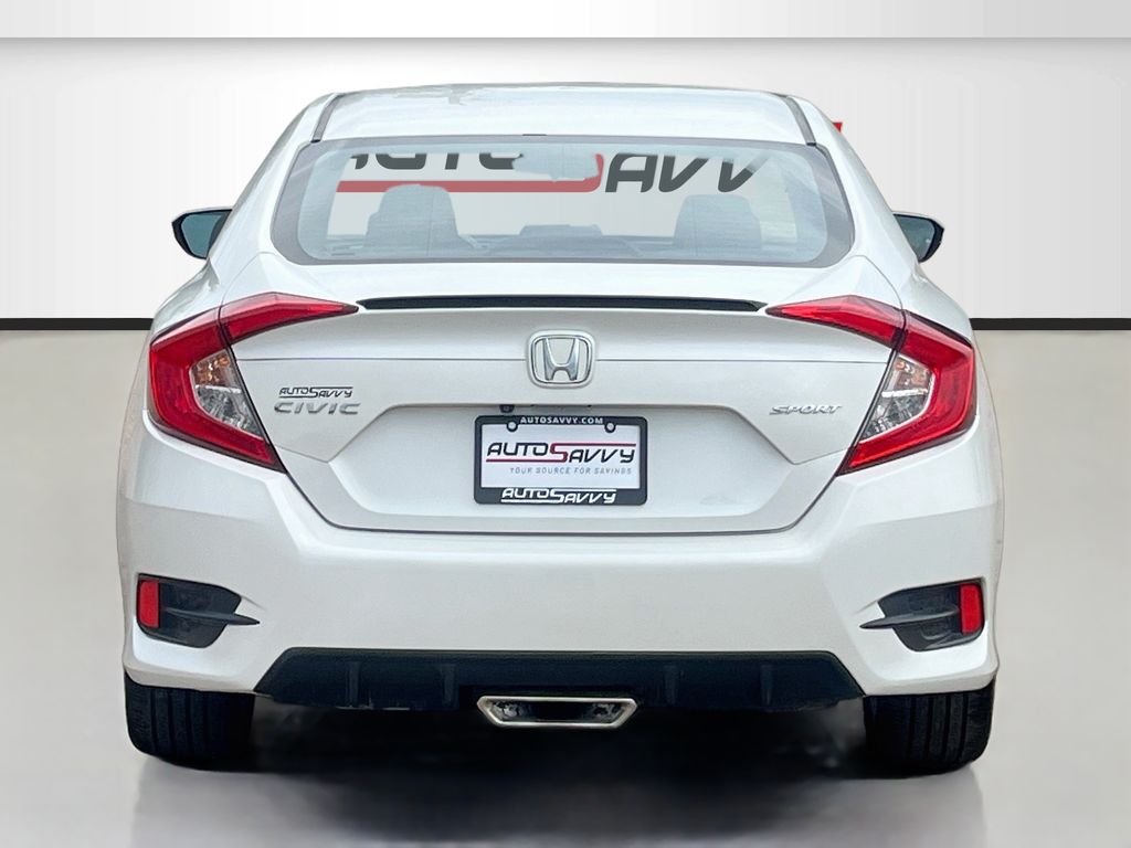 2020 Honda Civic Sport White at Community Honda