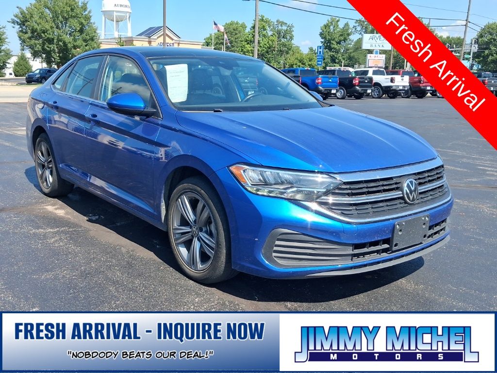 Rising Blue Metallic 2024 Volkswagen Jetta Sedan Front-Wheel Drive 8-Speed Automatic