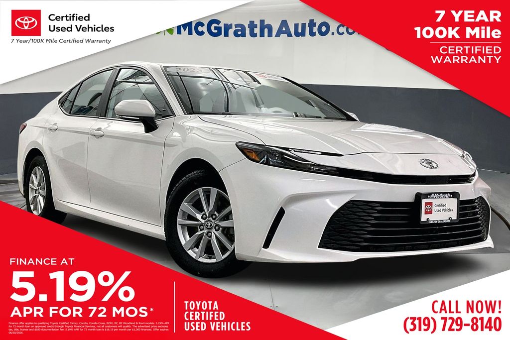 Ice Cap 2025 Toyota Camry LE FWD Sedan Front-Wheel Drive Continuously Variable Transmission