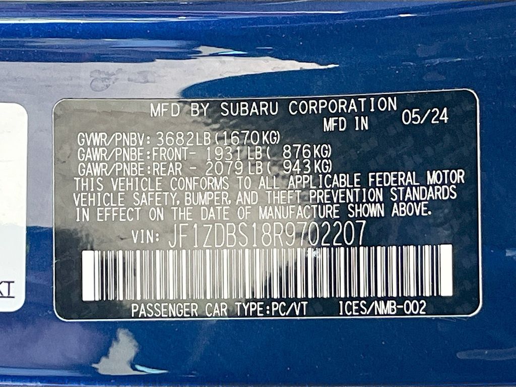 Used 2024 Blue Subaru tS image 30