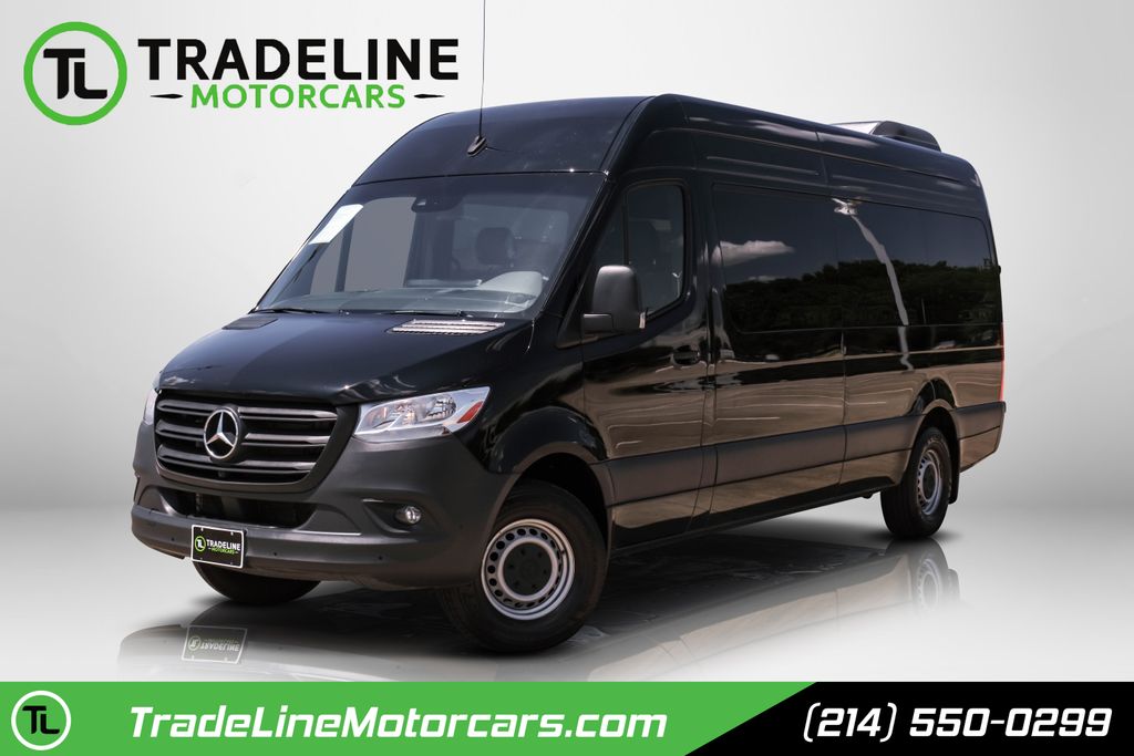 Black 2024 Mercedes-Benz Sprinter Van Rear-Wheel Drive 9-Speed Automatic