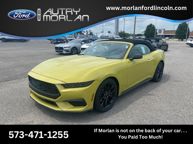 Green (Intense Lime Yellow Metallic) 2025 Ford Mustang Convertible Rear-Wheel Drive Automatic