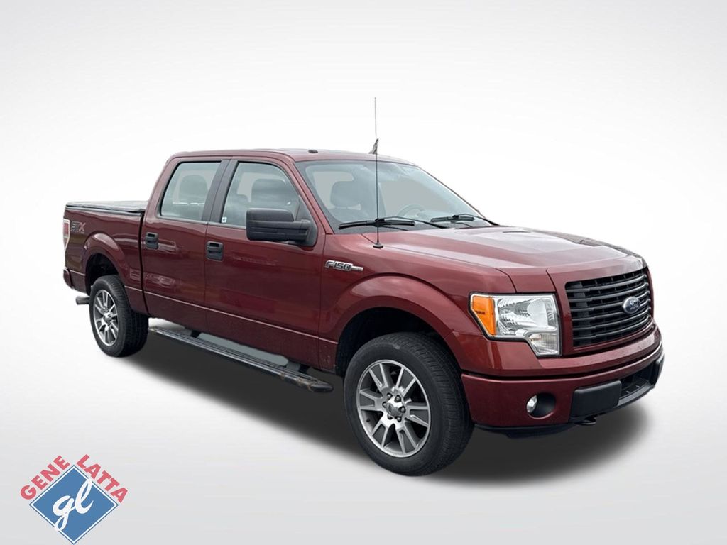 Red (Burgundy) 2014 Ford F-150 Pickup Truck Four-Wheel Drive 6-Speed Automatic