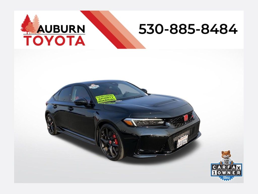 Crystal Black Pearl 2023 Honda Civic Type R Hatchback Front-Wheel Drive 6-Speed Manual