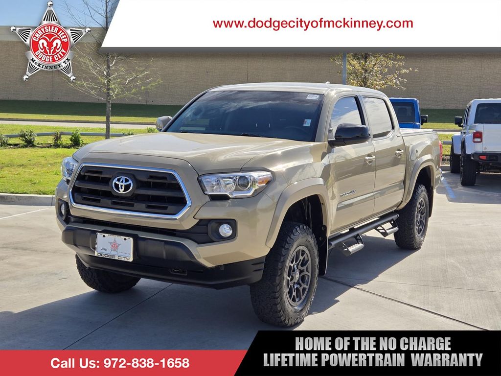 Quicksand 2017 Toyota Tacoma SR5 V6 Double Cab 4WD Pickup Truck Four-Wheel Drive 6-Speed Automatic