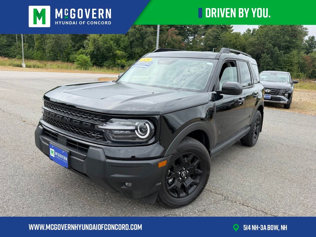 Shadow Black 2025 Ford Bronco Sport SUV / Crossover All-Wheel Drive 8-Speed Automatic