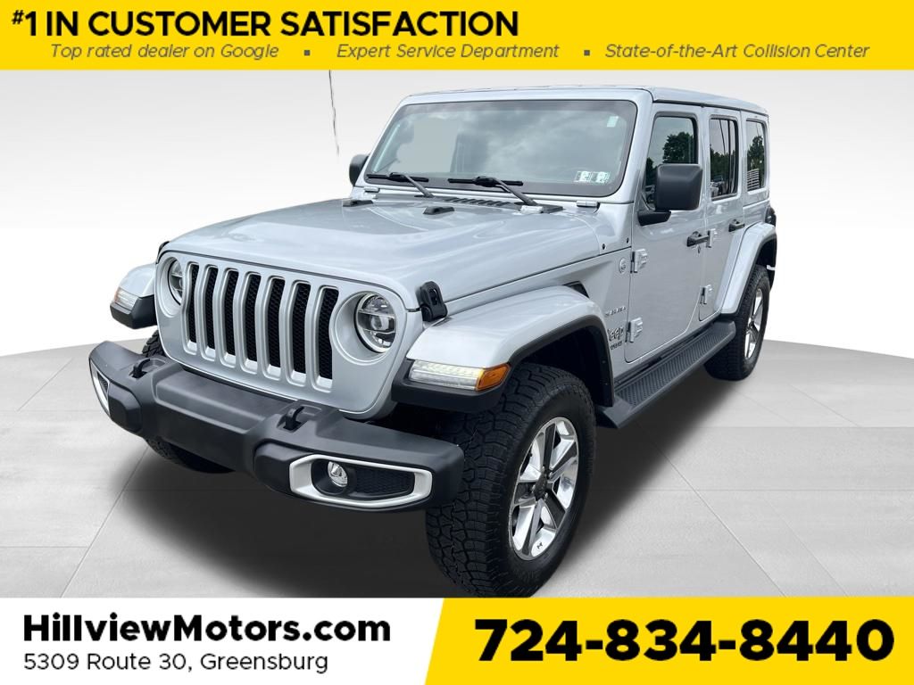 Silver Zynith Clearcoat 2022 Jeep Wrangler Unlimited Sahara 4WD SUV / Crossover Four-Wheel Drive 8-Speed Automatic