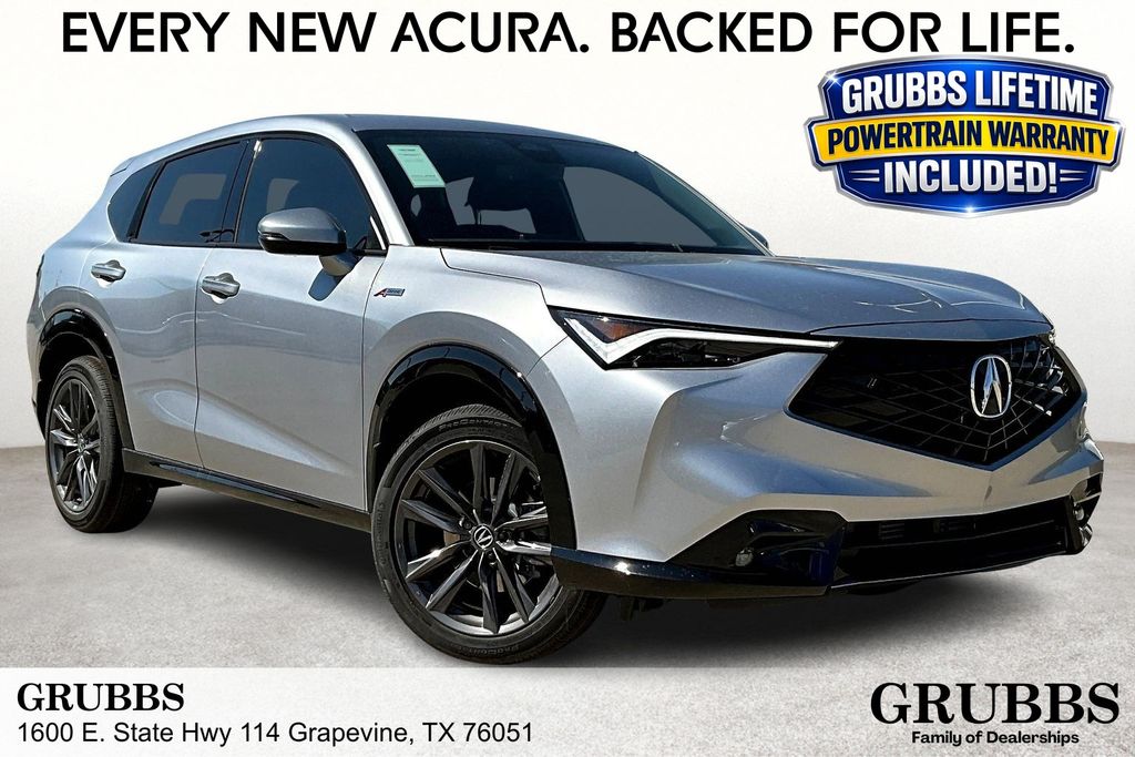 Solar Silver Metallic 2025 Acura ADX SUV / Crossover All-Wheel Drive Continuously Variable Transmission