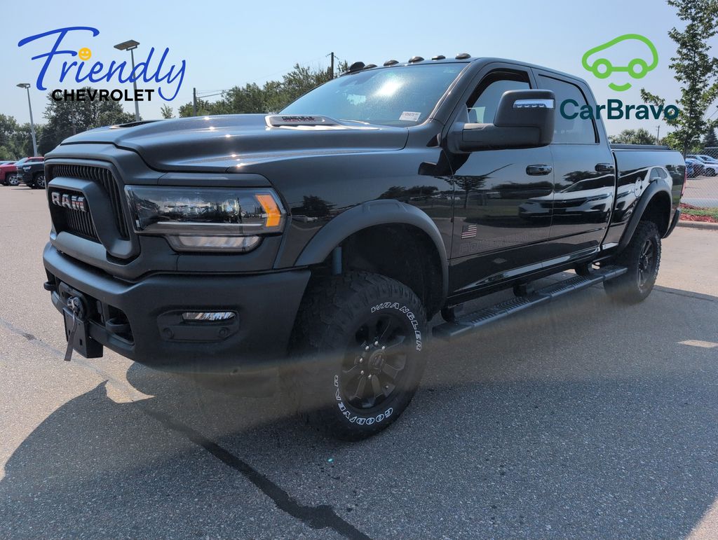 Diamond Black Crystal Pearlcoat 2024 RAM 2500 Pickup Truck Four-Wheel Drive 8-Speed Automatic