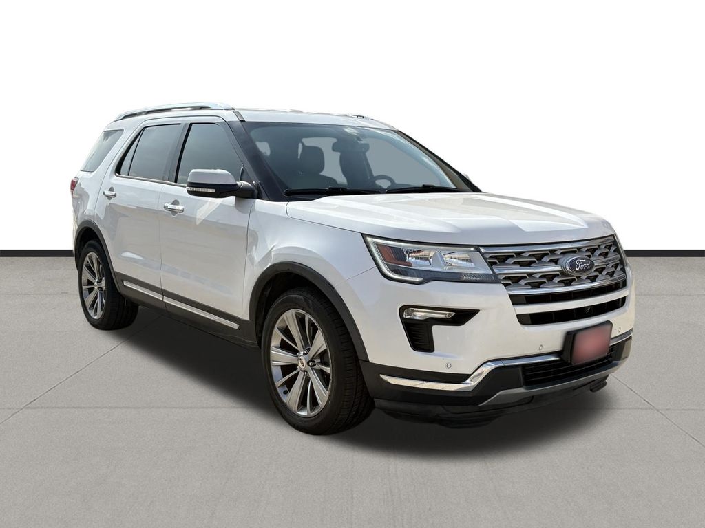 2018 Ford Explorer Limited White at Cook Ford
