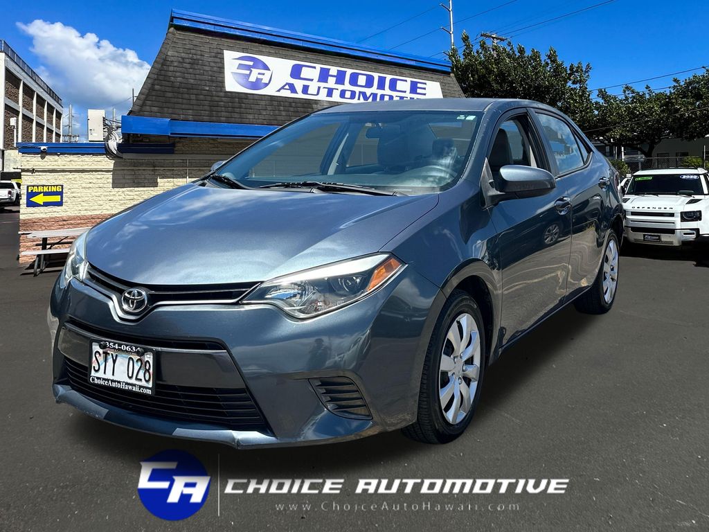 Slate Metallic 2016 Toyota Corolla Sedan Front-Wheel Drive 4-Speed Automatic