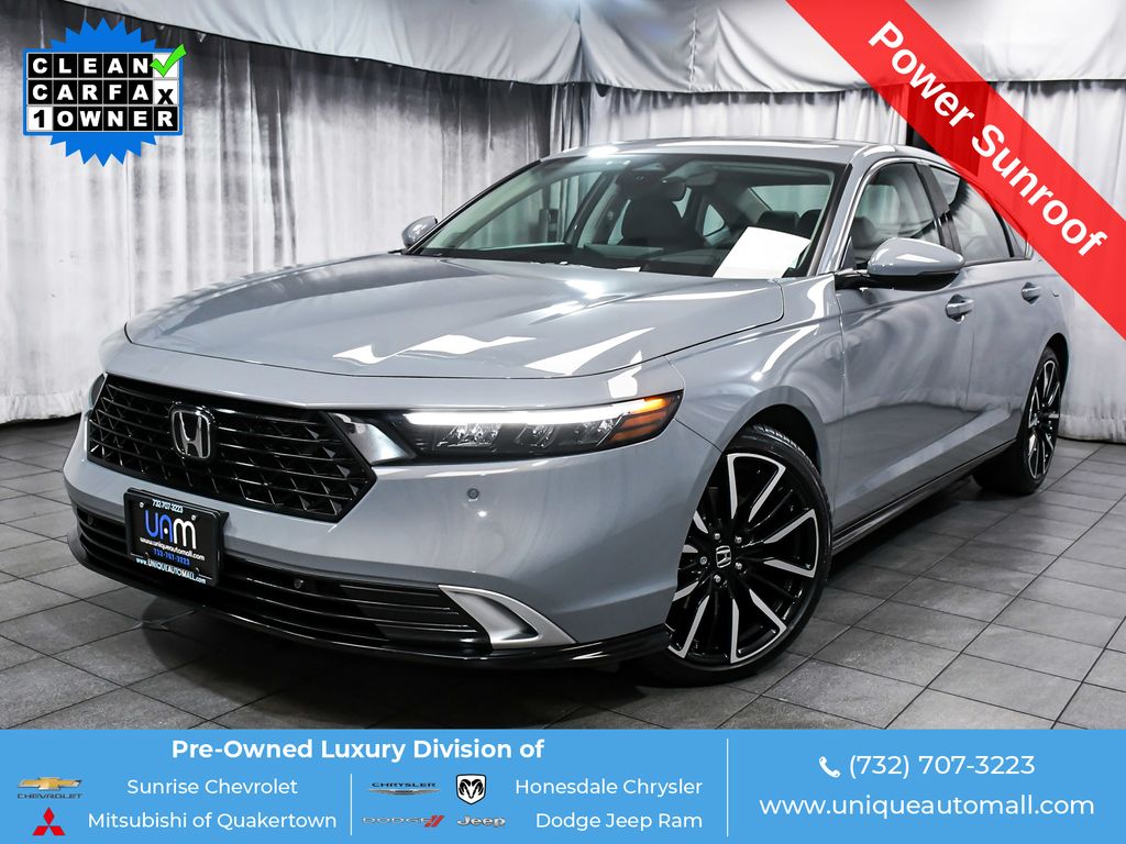 Urban Gray Pearl 2026 Honda Accord Hybrid Sedan Front-Wheel Drive Continuously Variable Transmission
