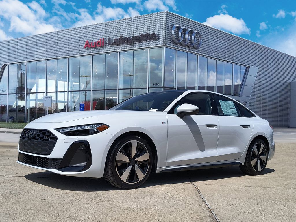 Glacier White Metallic 2026 Audi A5 quattro Premium Plus Sedan Sedan All-Wheel Drive 7-Speed Automatic