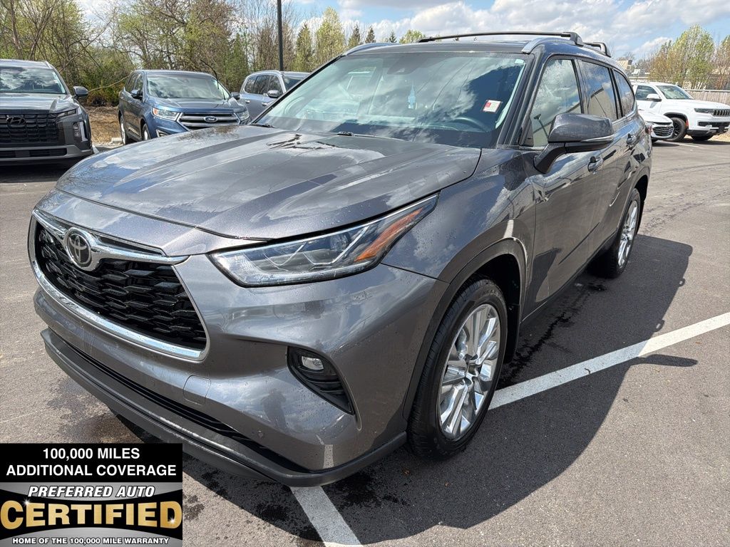 Magnetic Gray Metallic 2024 Toyota Highlander Limited AWD SUV / Crossover All-Wheel Drive 8-Speed Automatic