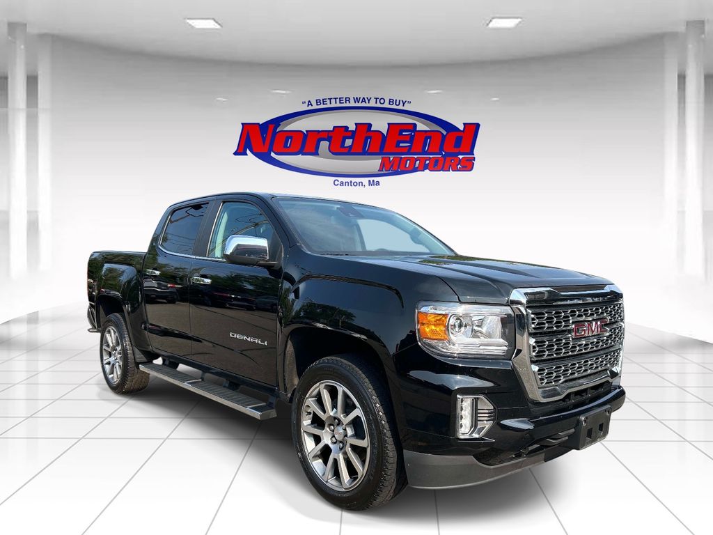 Onyx Black 2022 GMC Canyon Pickup Truck Four-Wheel Drive 8-Speed Automatic