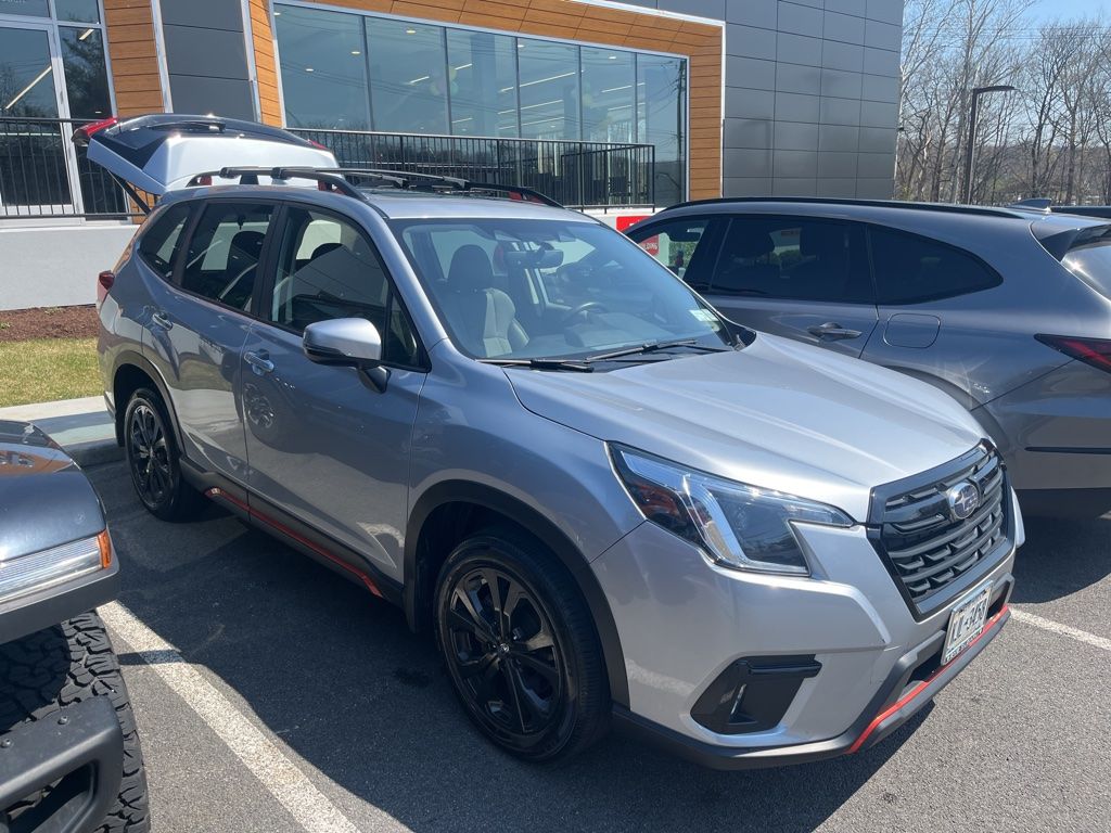 Ice Silver Metallic 2023 Subaru Forester Sport Crossover AWD SUV / Crossover All-Wheel Drive Continuously Variable Transmission