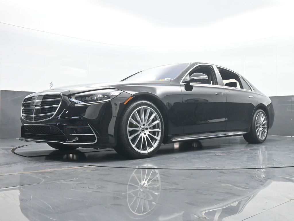 Used 2021 Obsidian Black/designo Diamon White Mercedes-Benz S 580 image 66