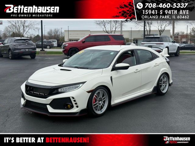 White 2018 Honda Civic Type R Touring FWD Hatchback Front-Wheel Drive 6-Speed Manual