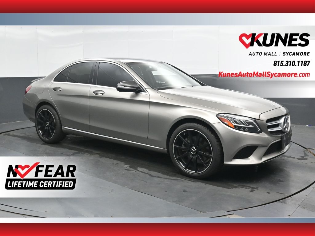 Silver 2019 Mercedes-Benz C-Class Sedan All-Wheel Drive 9-Speed Automatic