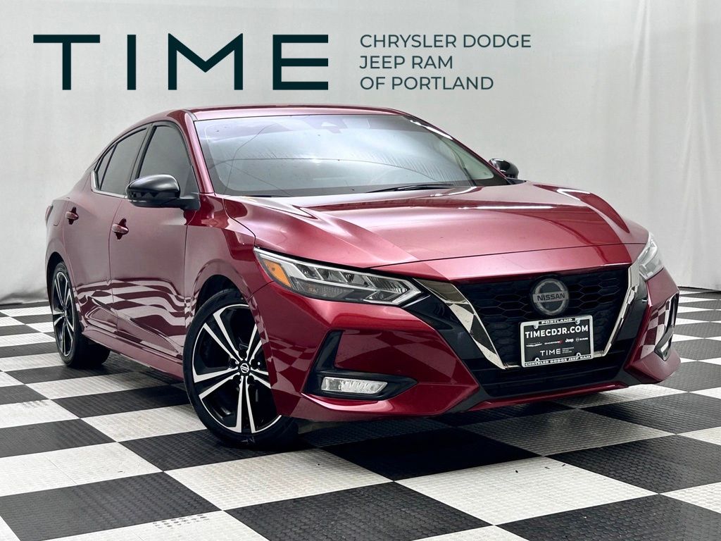 Red (Scarlet Ember Tintcoat) 2023 Nissan Sentra Sedan Front-Wheel Drive Continuously Variable Transmission