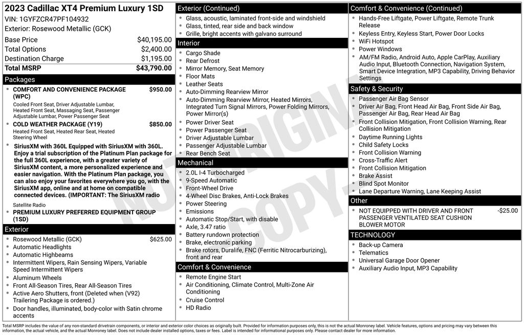 Certified Used 2023 Red Cadillac Premium Luxury image 5