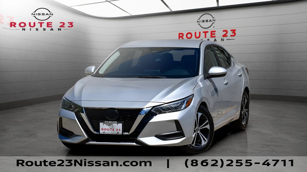 Brilliant Silver Metallic 2022 Nissan Sentra Sedan Front-Wheel Drive Continuously Variable Transmission