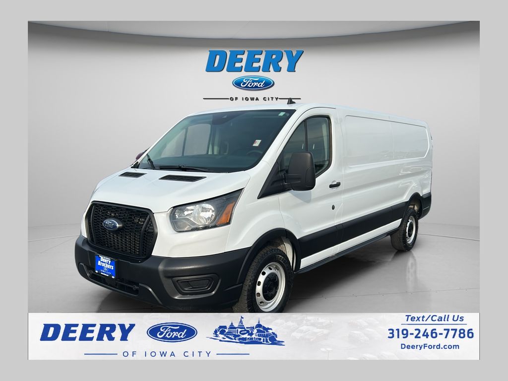 Oxford White 2021 Ford Transit Cargo Van Rear-Wheel Drive