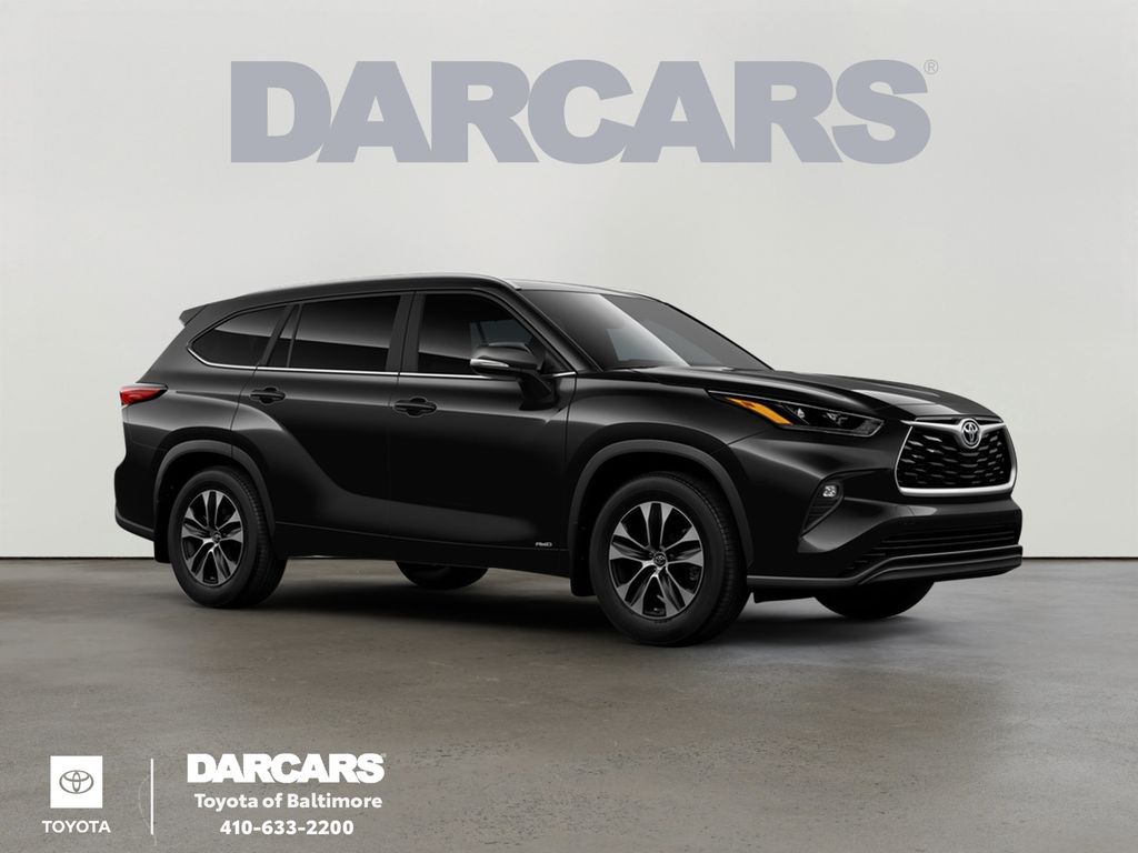 Midnight Black 2026 Toyota Highlander Hybrid SUV / Crossover All-Wheel Drive Continuously Variable Transmission