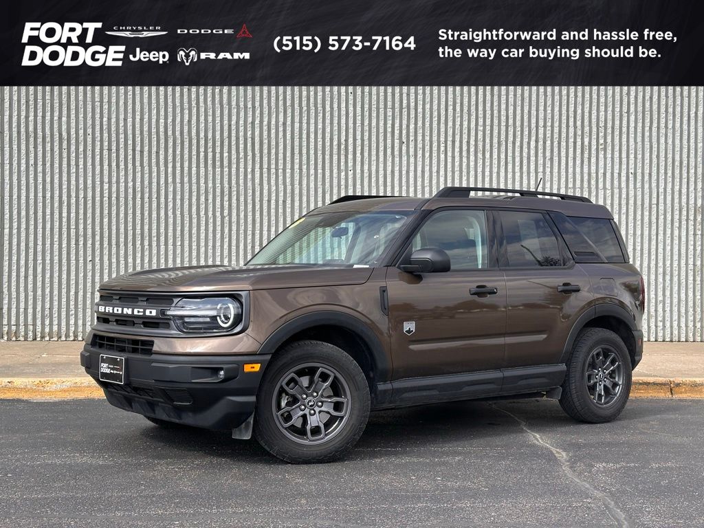 Bronze Smoke Metallic 2022 Ford Bronco Sport Big Bend AWD SUV / Crossover All-Wheel Drive 8-Speed Automatic