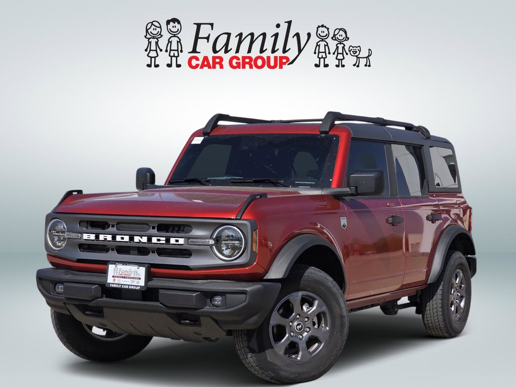 Hot Pepper Red Metallic Tinted Clearcoat 2023 Ford Bronco Big Bend 4-Door 4WD SUV / Crossover Four-Wheel Drive Automatic