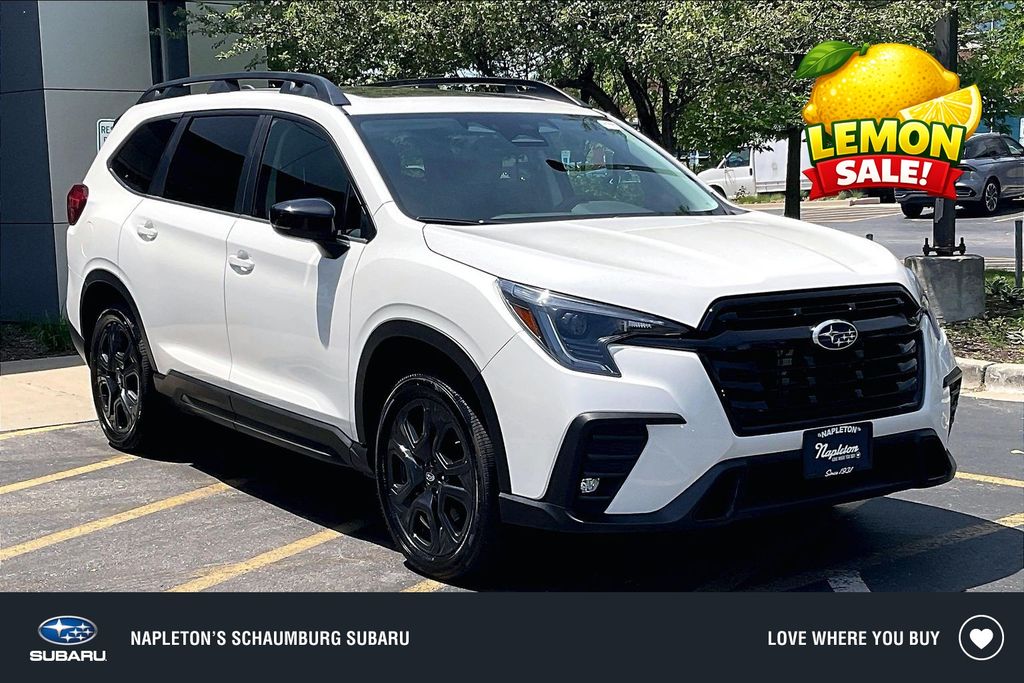 Crystal White Pearl 2025 Subaru Ascent Onyx Edition AWD SUV / Crossover All-Wheel Drive Continuously Variable Transmission