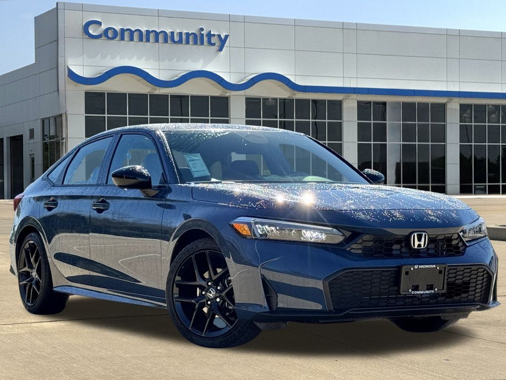 2026 Honda Civic Sport Blue at Classic Honda Galveston
